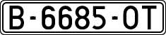 License plates of Spain, 1971 year series