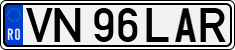 License plate of Romania, Regular plates