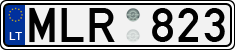 License plate of Lithuania, Cars