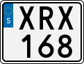 License plate of Sweden, Regular plates