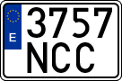 License plates of Spain, Ordinary (2000)