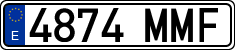 License plates of Spain, Ordinary (2000)