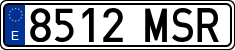 License plates of Spain, Ordinary (2000)