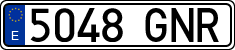 License plates of Spain, Ordinary (2000)