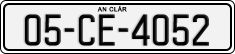 License plate of Ireland, Regular plates