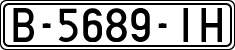 License plates of Spain, 1971 year series