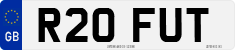 License plate of the United Kingdom, 1983 year system