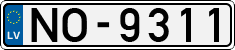 License plate of Latvia, Regular car plates