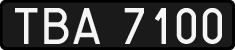 License plates of Poland, 1976 year system