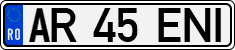 License plate of Romania, Regular plates