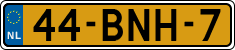 License plate of the Netherlands, Heavy Commercial Vehicles (1994 system)