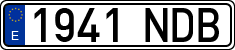 License plates of Spain, Ordinary (2000)