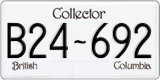British Columbia, Collector (B12-345/1M2-345)