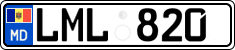 License plate of Moldova, Cars (2015)