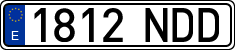License plates of Spain, Ordinary (2000)
