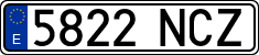 License plates of Spain, Ordinary (2000)