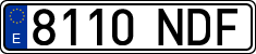 License plates of Spain, Ordinary (2000)