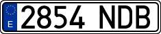 License plates of Spain, Ordinary (2000)