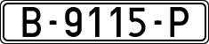License plates of Spain, 1971 year series