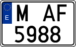 License plates of Spain, 1971 year series