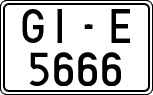 License plates of Spain, 1971 year series