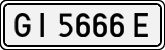 License plates of Spain, 1971 year series