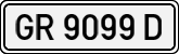 License plates of Spain, 1971 year series