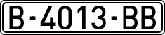 License plates of Spain, 1971 year series