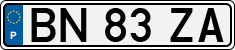 License plate of Portugal, Regular plates