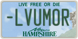 New Hampshire, Vanity Plates