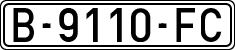 License plates of Spain, 1971 year series