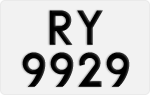 License plate of Hong Kong, AB 1234