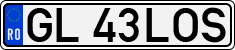 License plate of Romania, Regular plates