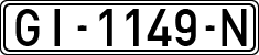 License plates of Spain, 1971 year series
