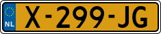 License plate of the Netherlands, Cars