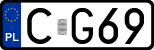 License plates of Poland, Regular car plates