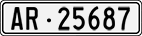 License plate of Switzerland, Cars