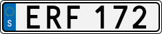 License plate of Sweden, Regular plates