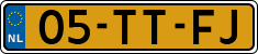 License plate of the Netherlands, Cars