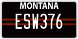Montana, Specialty plates (ABC123)