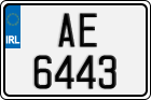License plate of Ireland, Trailers