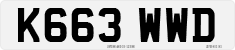 License plate of the United Kingdom, 1983 year system