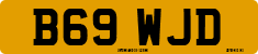 License plate of the United Kingdom, 1983 year system