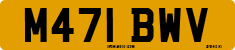 License plate of the United Kingdom, 1983 year system