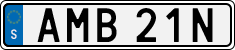 License plate of Sweden, Regular plates