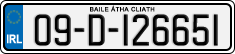 License plate of Ireland, Regular plates