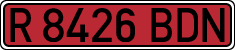 License plates of Spain, Specialty plates