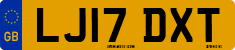 License plate of the United Kingdom, 2001 year system