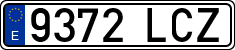 License plates of Spain, Ordinary (2000)