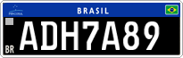 License plate of Brazil, Oldtimers (Mercosul)